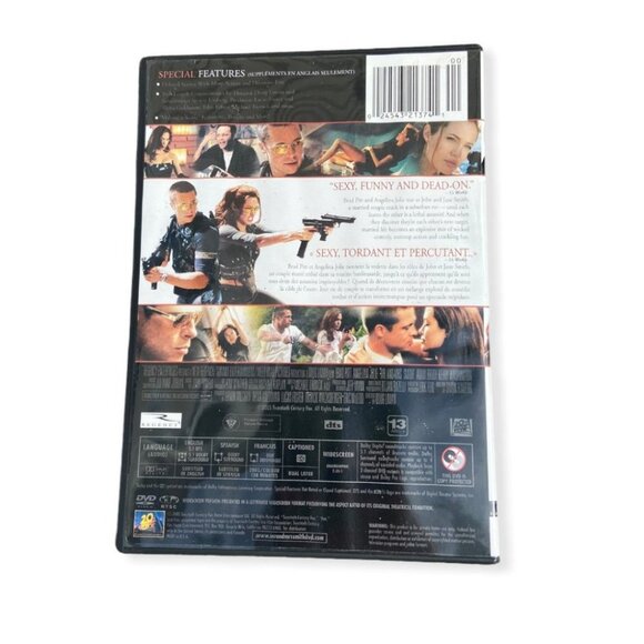 Mr. & Mrs. Smith DVD Angelina Jolie Brad Pitt Movie‎ 2005 Disc Case With Booklet - Picture 2 of 4